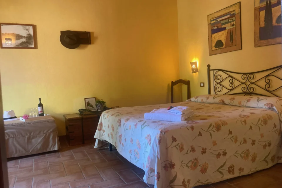 Camera Ombrone - Vista dal bagno
